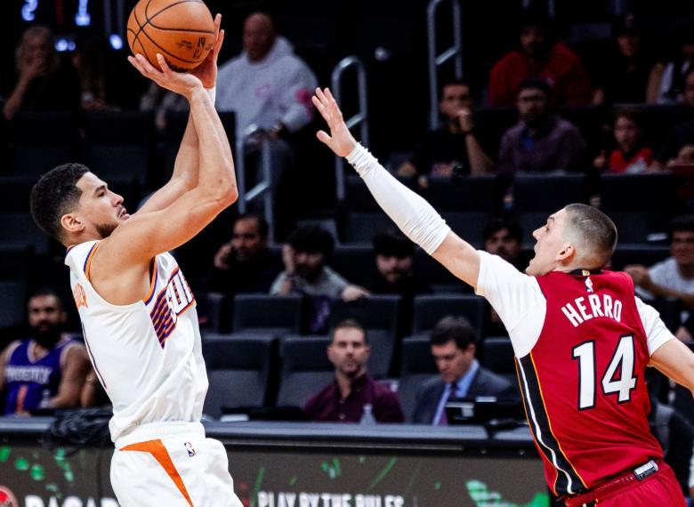 热火双星56分拯救希罗,布克24+9+9难救主,太阳无缘20分大逆转